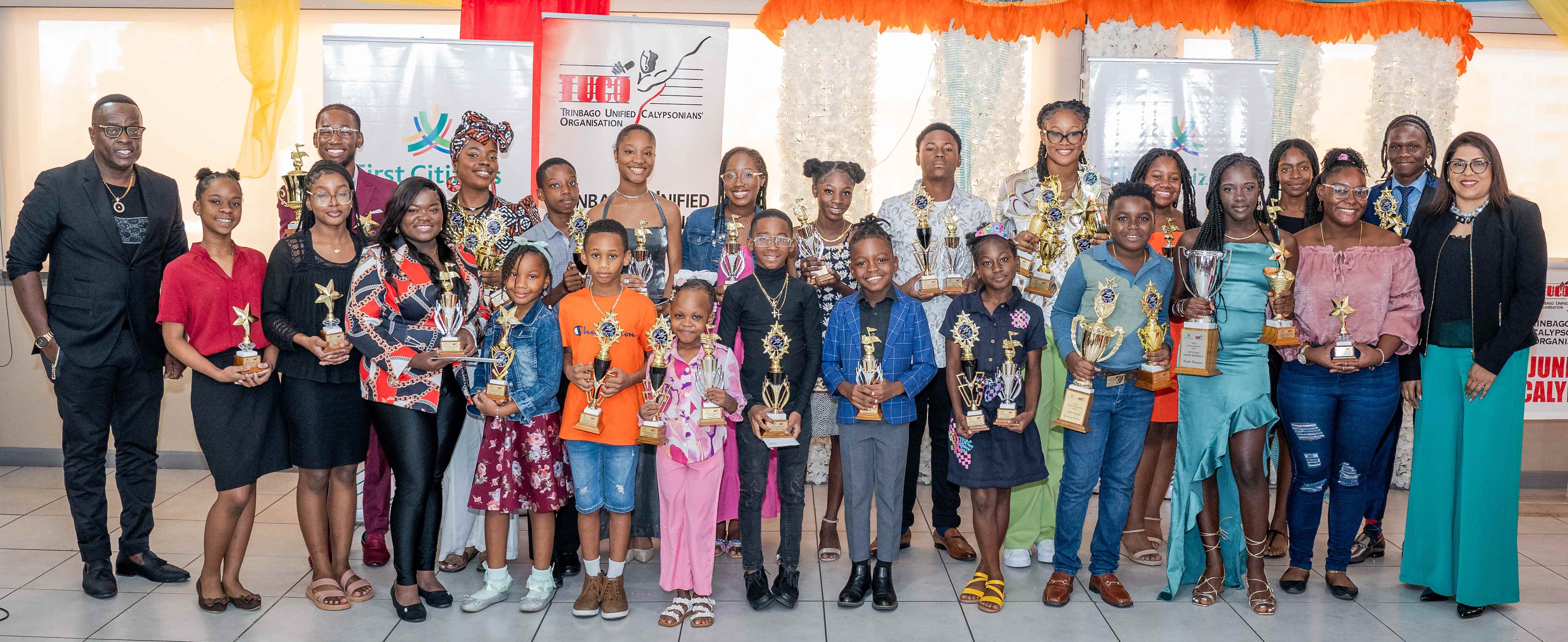 TUCO and First Citizens award Junior Calypso Monarch Winners - Trinidad ...